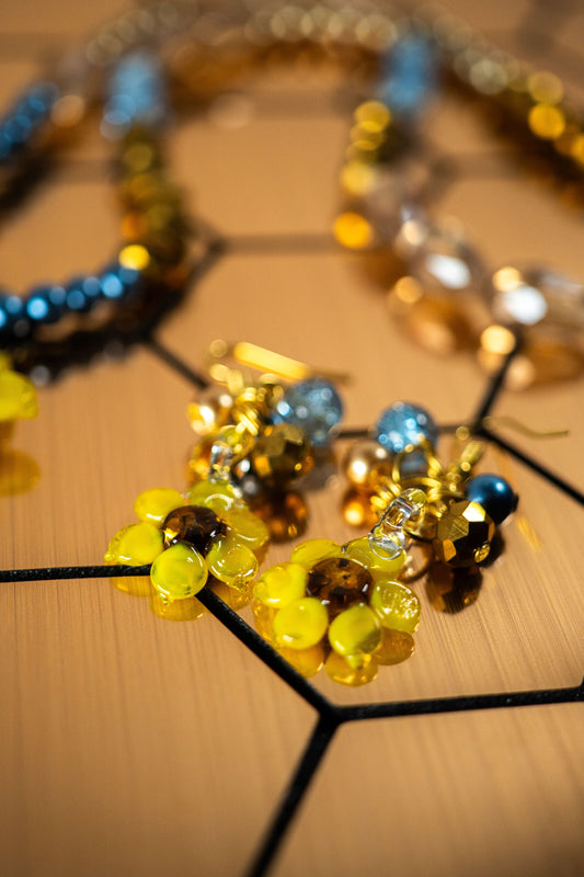 Aretes Paleta Girasol