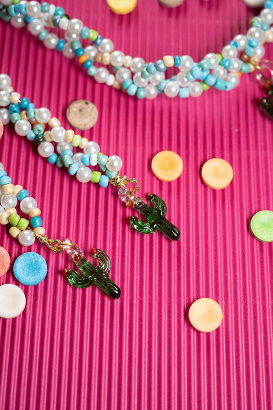 Aretes Chicle Cactus