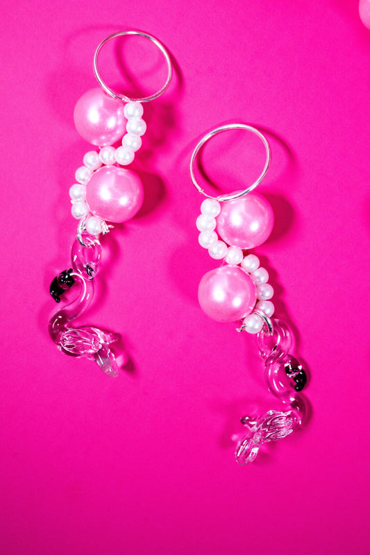 Aretes Gum Rose Flamingo