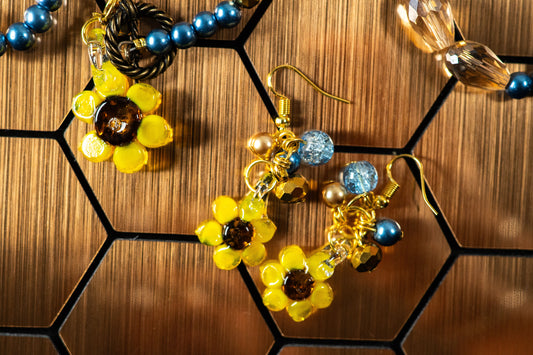 Aretes Paleta Girasol