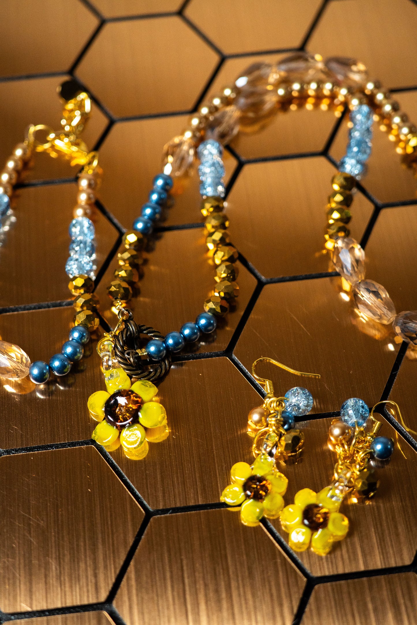 Aretes Paleta Girasol