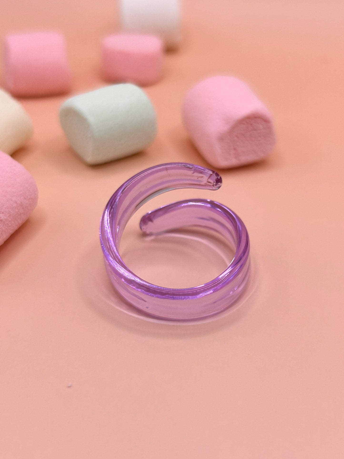 Anillo Purple Glass