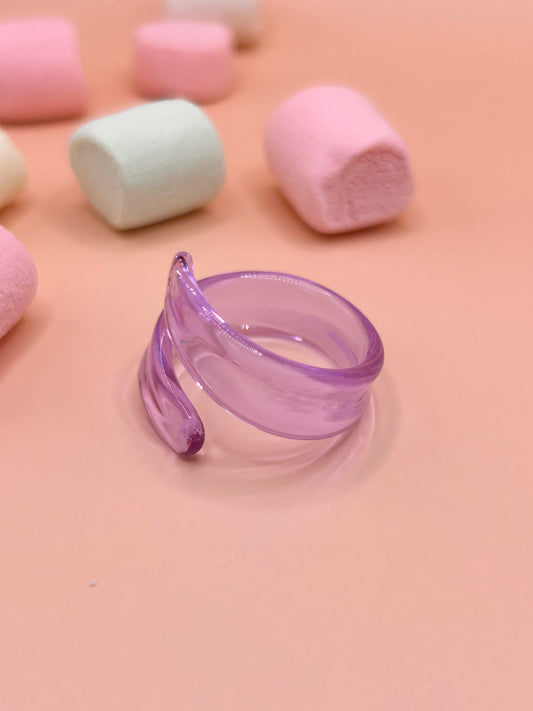 Anillo Purple Glass